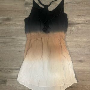Body Glove Black and Cream Ombre Mini Dress